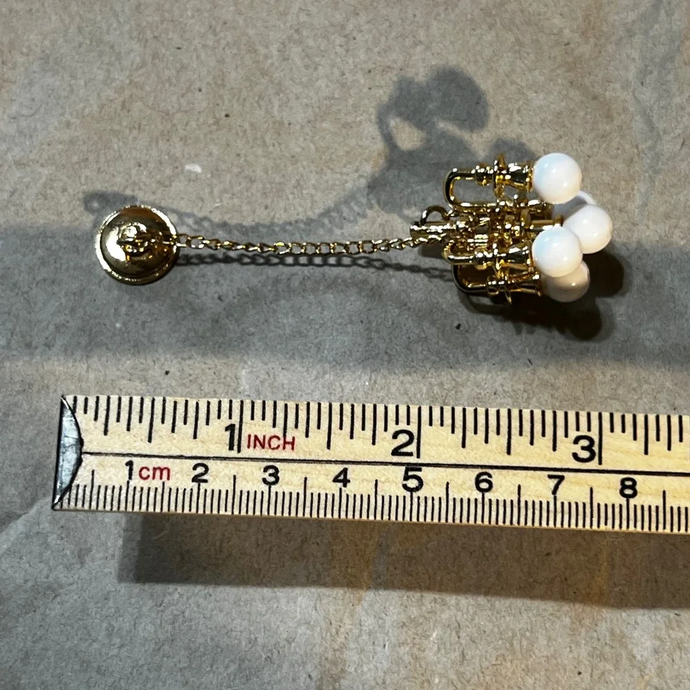 Supply Mini Ceiling Lamp 1:12 Dollhouse Chandelier Gold White 5-Globe Pendant